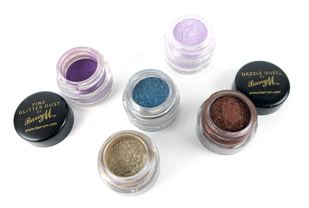 Barry M Fine Dust and Dazzle Dust and Swatches – Makeup For Life