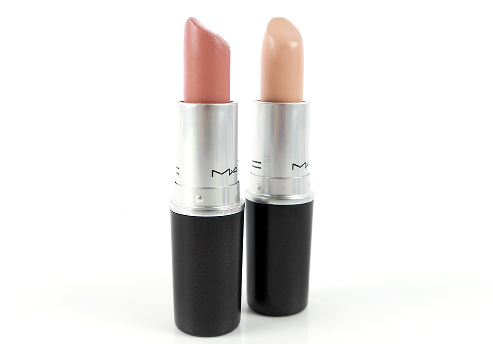 MAC Modesty and Creme D'Nude Cremesheen Lipsticks