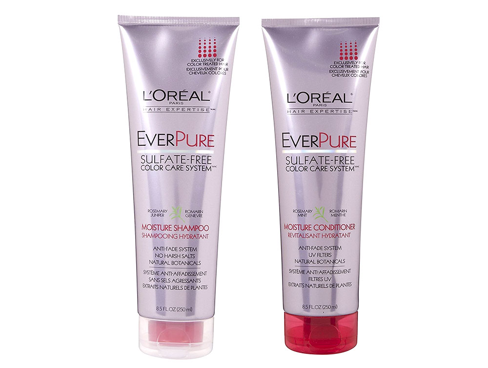 3. "L'Oreal Paris EverPure Sulfate-Free Color Care System Moisture Shampoo" - wide 7