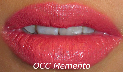 OCC Memento Lip Tar Swatch