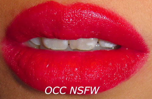 OCC NSFW Lip Tar Swatch