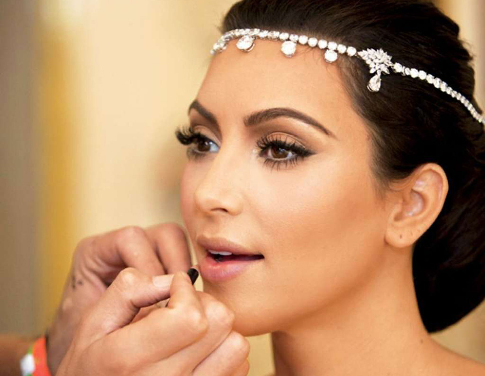 Kim Kardashian 39s Wedding Makeup and Kim Kardashian 39s Wedding Makeup