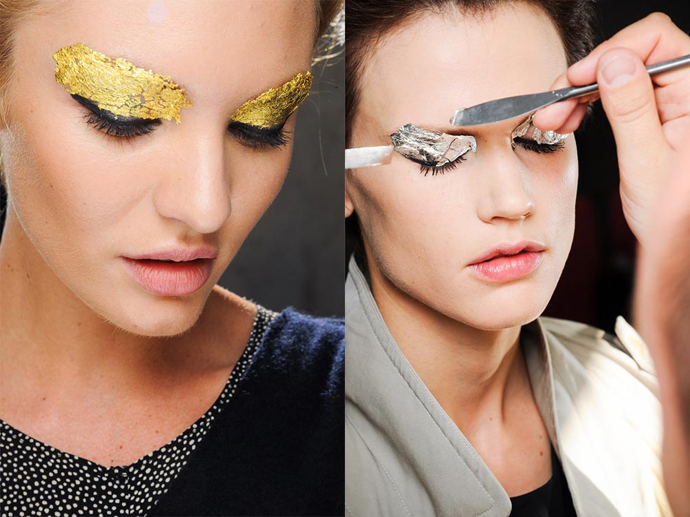 Runway makeup at Fendi Spring 2012