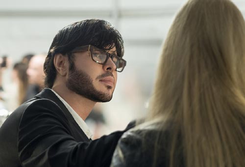 Marc Jacobs Spring 2012 backstage makeup