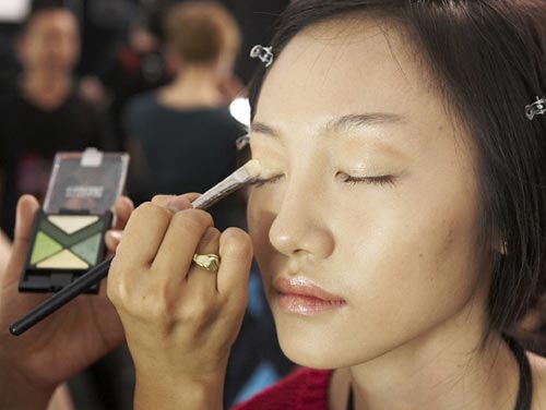 Vivienne Tam S/S 2012 Backstage