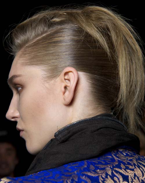 Hair at Haider Ackermann Spring/Summer 2012