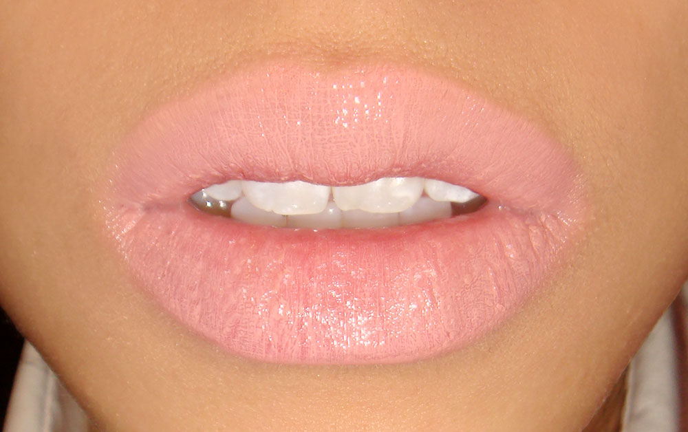 Wearing NARS Born This Way Larger Than Life Lip Gloss with MAC In Synch Lip Liner