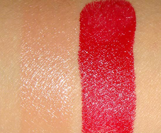 Dolce & Gabbana Imperial and Infatuation Passion Duo Gloss Fusion Lipsticks swatches