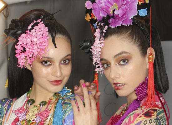 Gypsy inspired makeup at Camilla MBFWA Spring 2012/2013