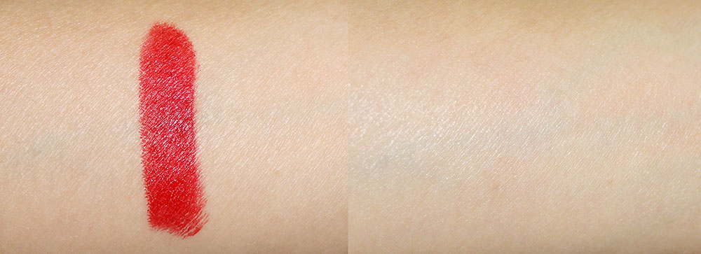 Before and after using Milani Instant Eye Makeup Remover