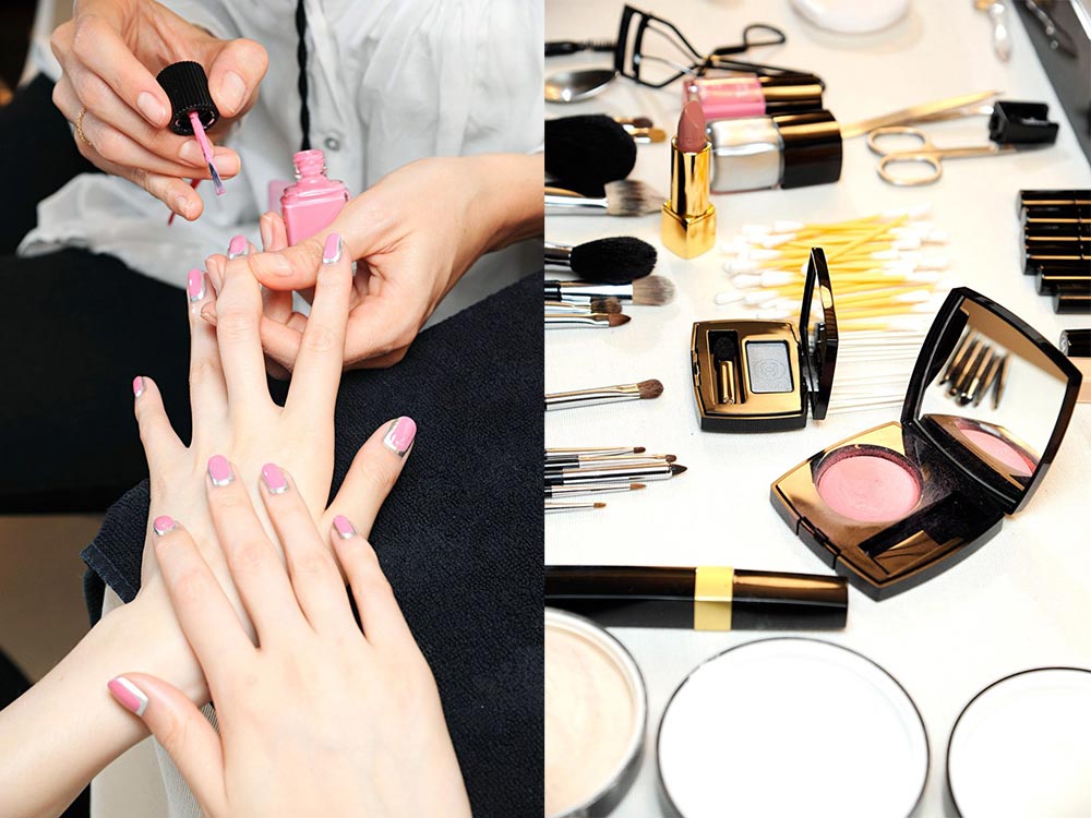 Chanel Fall 2012 Couture Backstage Nails