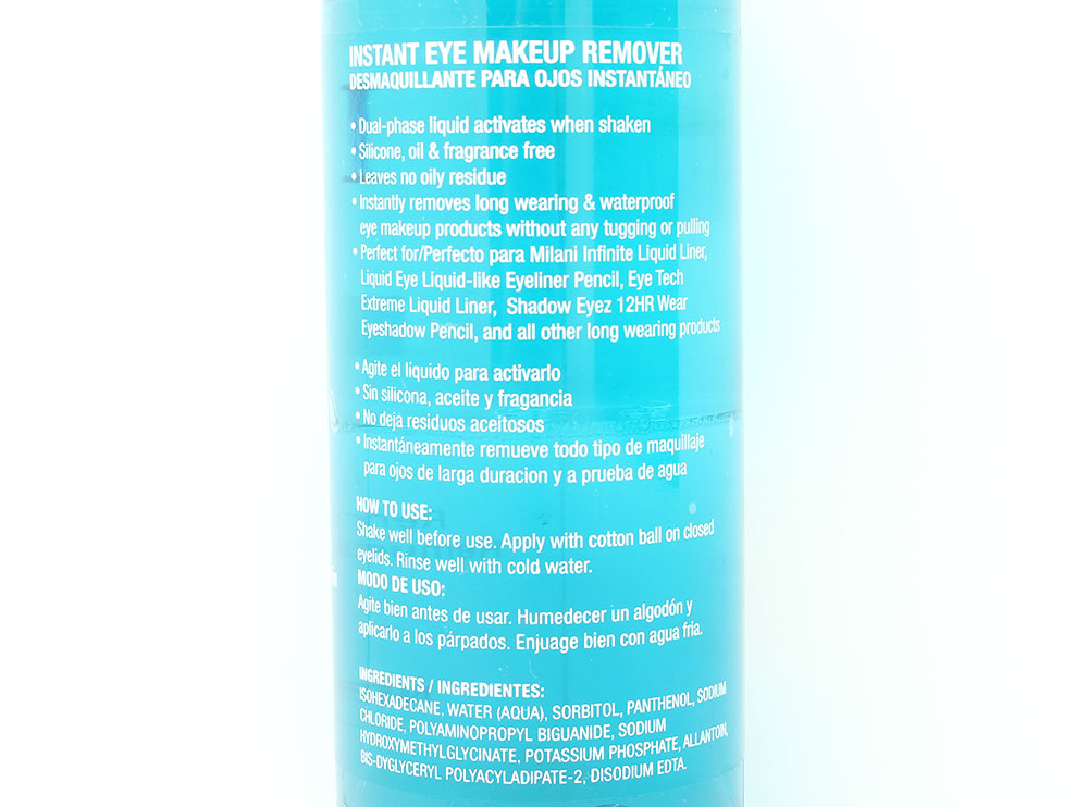 Milani Instant Eye Makeup Remover