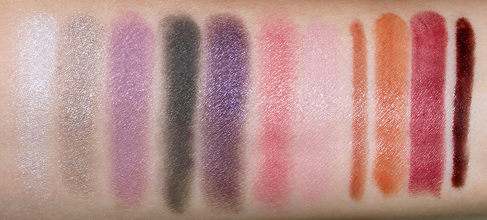 NARS Fall 2012 Collection Swatches