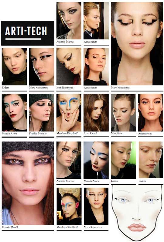 MAC Autumn/Winter 2012 Arti-tech Trend and Makeup Looks