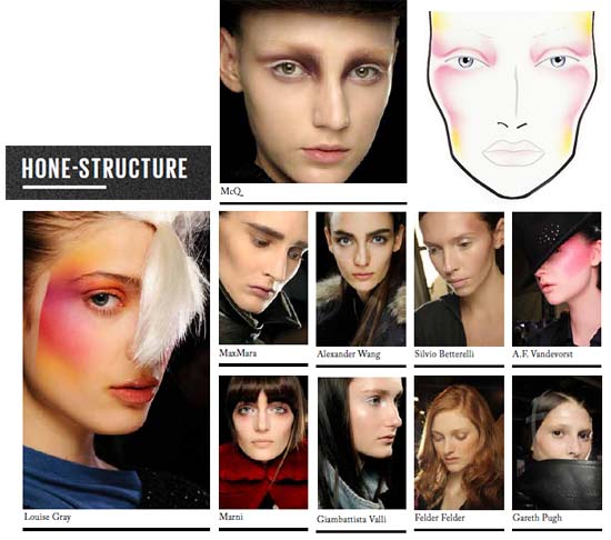 MAC Autumn/Winter 2012 Hone Structure Makeup Trend and Looks