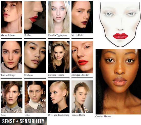 MAC Autumn/Winter 2012 Sense + Sensability Trend and Makeup Looks