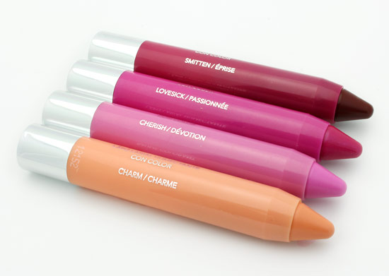 Revlon Smitten, Lovesick, Cherish and Charm Just Bitten Kissable Balm Stains