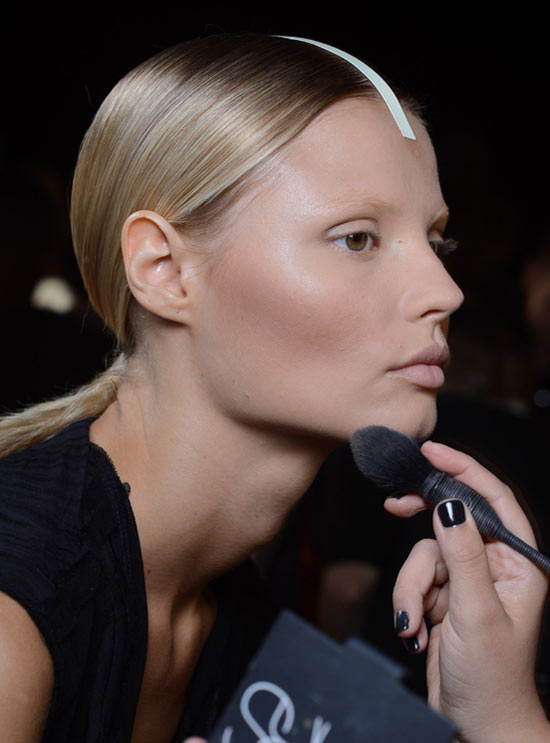 Alexander Wang Spring/Summer 2013 backstage makeup by NARS