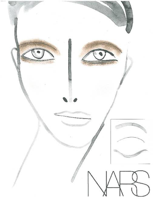 Alexander Wang Spring/Summer 2013 NARS Makeup Facechart