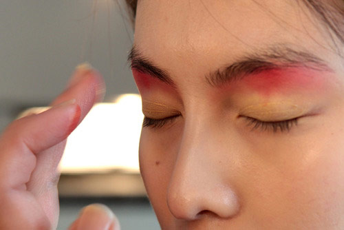 Peter Som Spring/Summer 2013 Backstage Makeup by MAC Cosmetics