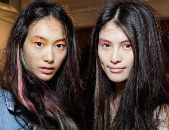 Peter Som Spring/Summer 2013 Runway Hair and Makeup