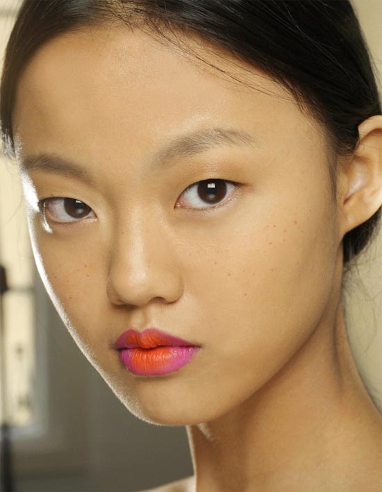 Two-toned Lip at Holly Fulton Spring/Summer 2013