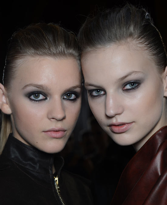 Smoky Eyes and Luminous Skin at Roland Mouret Spring/Summer 2013