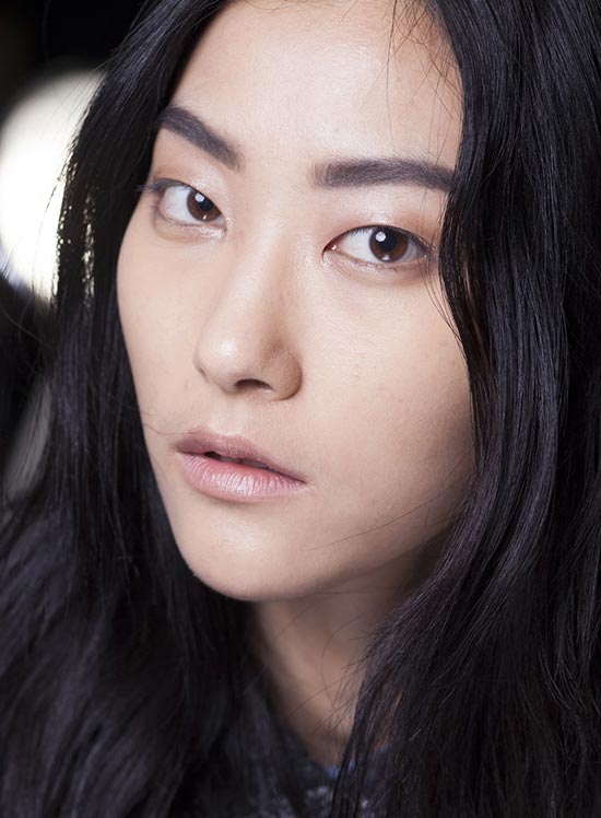 Helmut Lang Fall 2013 runway beauty