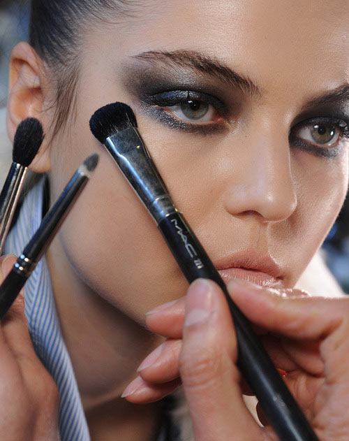 Smoky eyes at Donna Karan Fall 2013