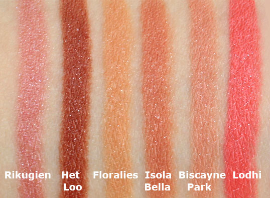 nars satin lip pencil swatches golshan