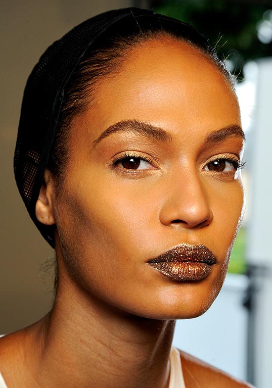 Runway Beauty Metallic Lips at Christian Dior Fall 2013 Couture Makeup For Life