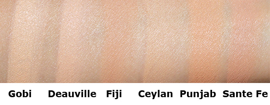 Cute and Mundane: Foundation swatches - NARS, Chanel, and MUFE