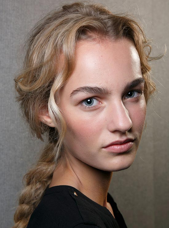 Romantic Makeup at Alberta Ferretti S/S '14 backstage by MAC Cosmetics