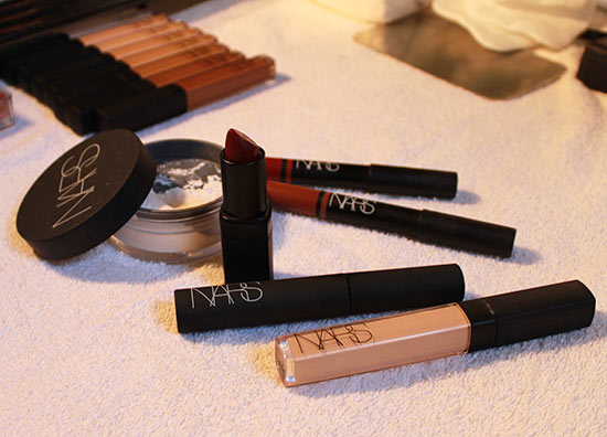 NARS backstage at Helmut Lang S/S 2014