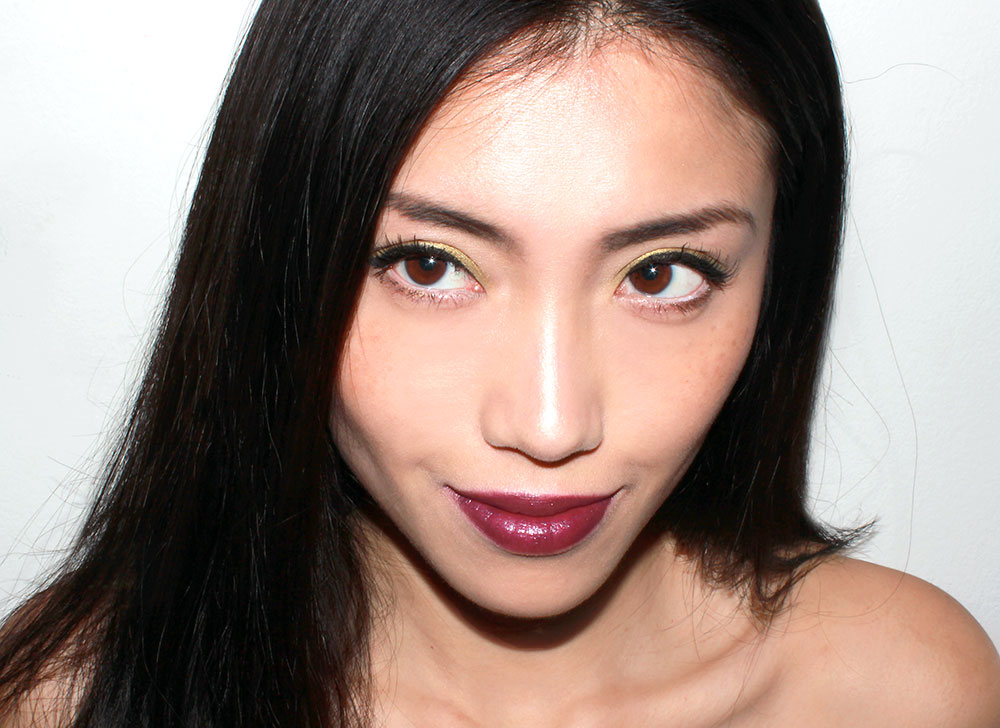 Wearing NARS La Paz Pure Matte Lipstick with Paramaribo Duo Eyeshadow