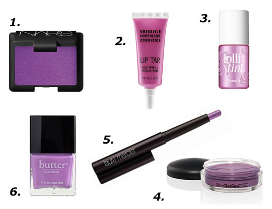 Pantone 2014 Radiant Orchid Makeup Products