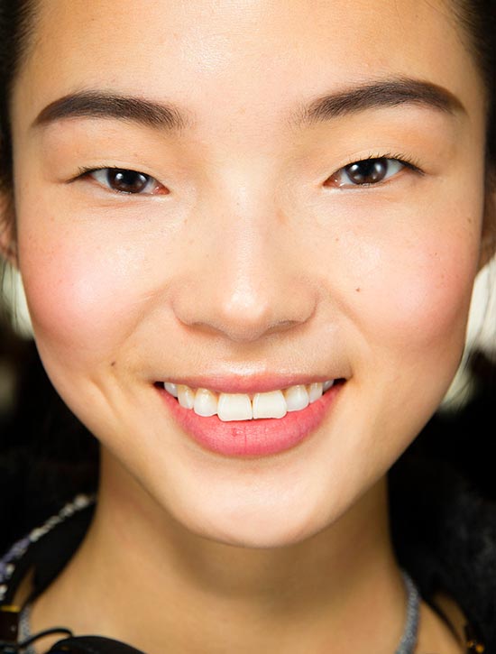 Boyish feminine makeup look at Jason Wu A/W '14