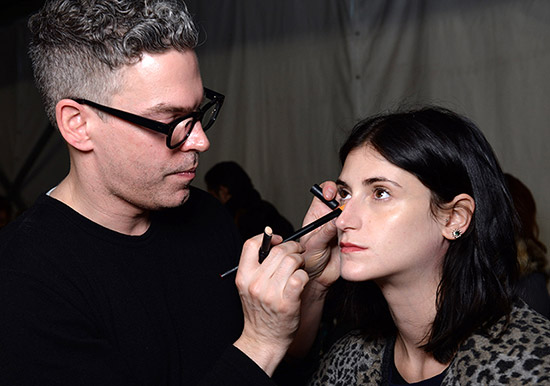 Creatures Of The Wind A/W '14 backstage makeup by NARS