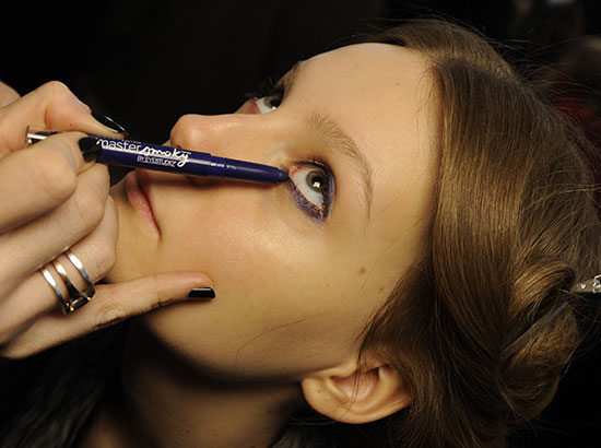 Jill Stuart A/W '14 backstage makeup by Maybelline