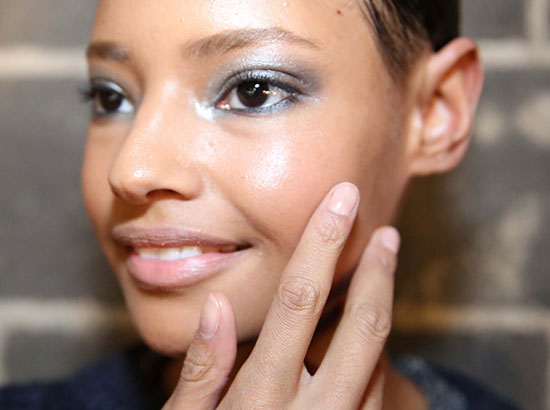 nude manicure at Donna Karan A/W '14