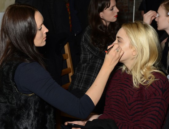 backstage makeup by NARS at Rachel Comey AW 14