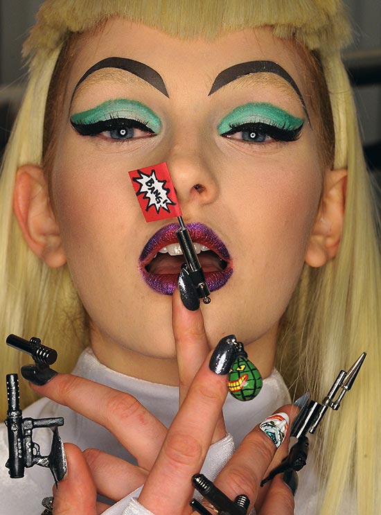 The Blonds A/W '14 nail art