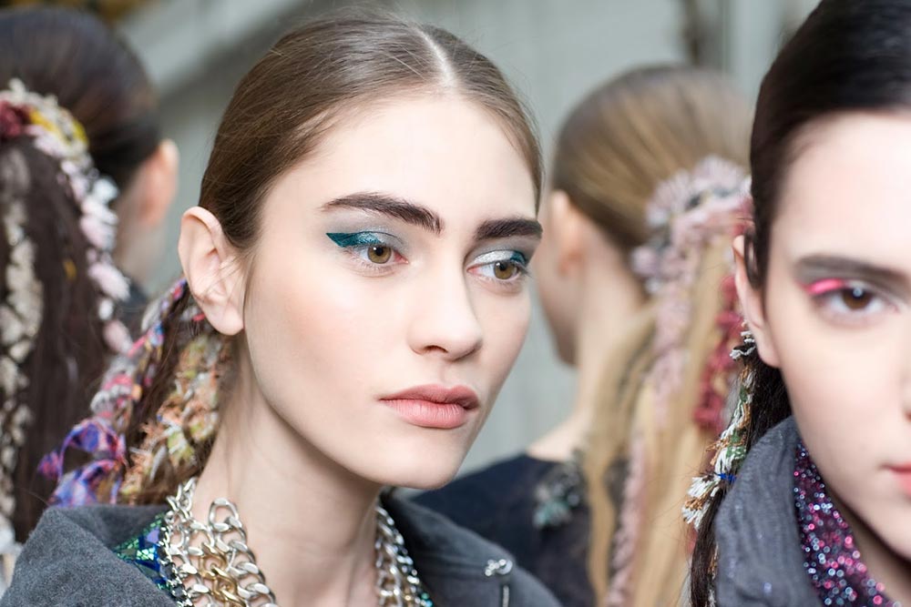 Colorful cat eye at Chanel A/W '14