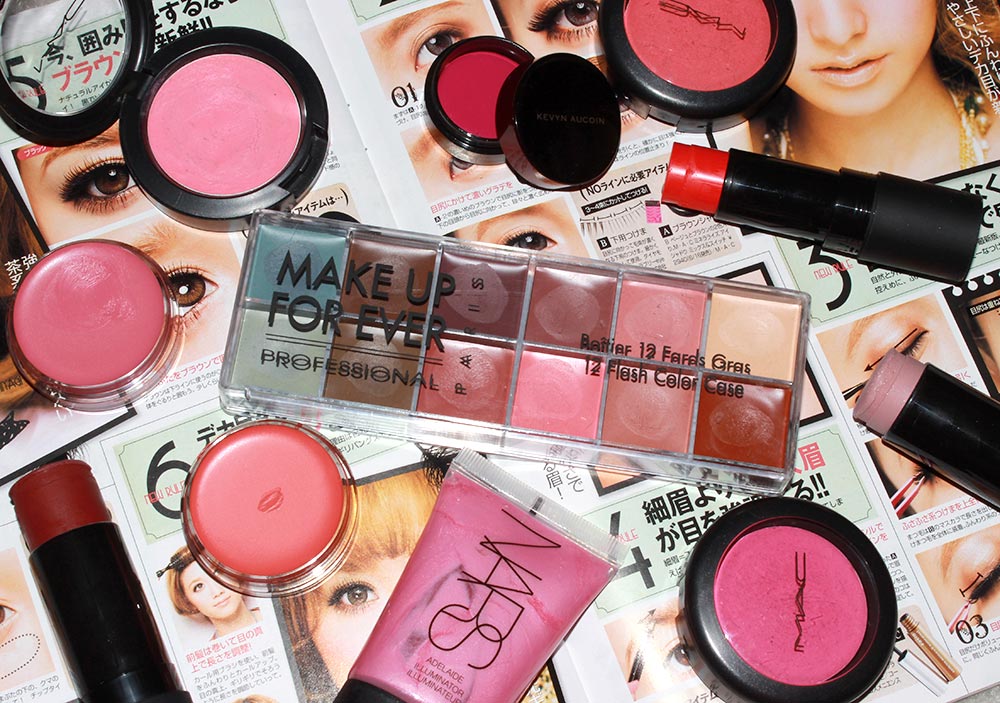 Cream and gel blushes