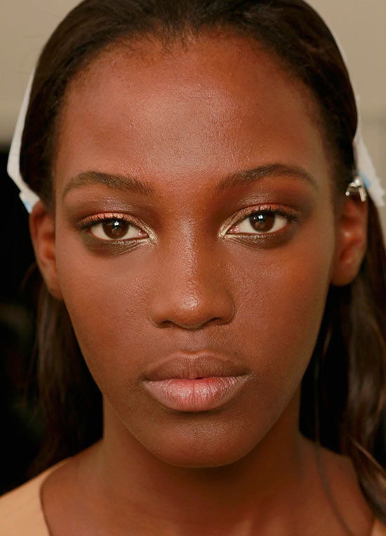 Gucci S/S '14 backstage makeup