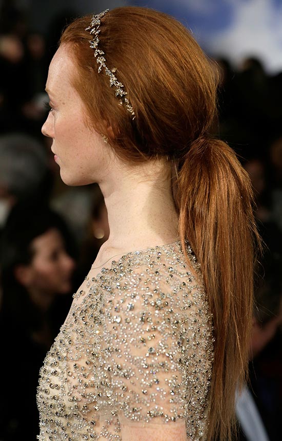 Jenny Packham Spring 2015 Bridal hair by Tresemme