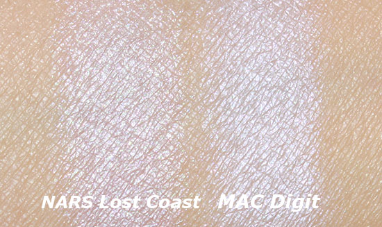 NARS Lost Coast Duo Eyeshadow vs MAC Digit Eyeshadow