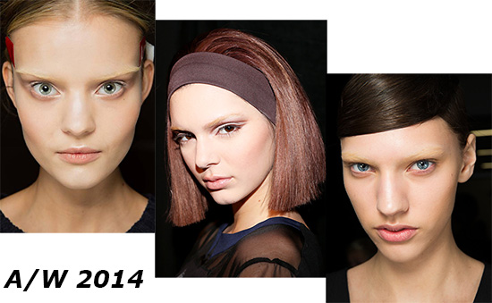 A/W 2014 Bleached Brows Trend