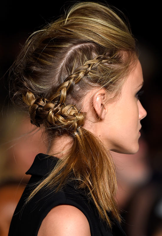 Braided Pompadour by TRESemme at Marissa Webb Spring/Summer 2015