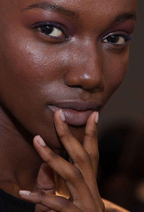 Derek Lam Spring/Summer 2015 backstage makeup by MAC Cosmetics